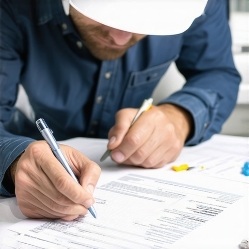 In-Depth Guarantee Review with a Trusted Contractor Contractor explaining guarantee details to client, showcasing transparency