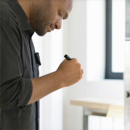 Trusted Local Service Guarantee in Action Technician offering quality assurance to a happy homeowner.