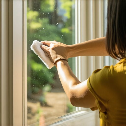 How to Clean Double Hung Windows Without a Ladder
